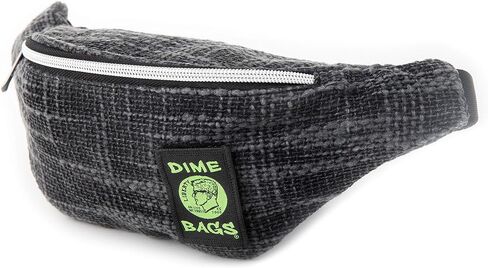 Dime Bags - Stash Pack Hemp Waist Pack - Small Hipster Fanny Pack with Adjustable Strap (Aqua) in Saudi Arabia