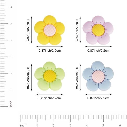 سحر الأحذية جرلي auauy للأطفال، سحر الزهور للفتيات امرأة، لطيف سحر الملحقات الأحذية للأحذية حمل الحقائب سوار معصمه زينة الحفلات، عيد ميلاد، عيد الفصح، هدايا عيد الميلاد in Kuwait