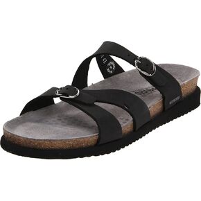 صندل نسائي Mephisto Hannel أسود Nubuck 10 M US