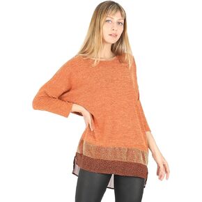 سترة نسائية من BENANCY بأكمام 3/4 ذات طبقات ملونة للسراويل الضيقة in Kuwait