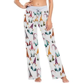 Leopard Print Cheetah Pink Women Pajama Bottoms,Drawstring Long Pajama Pants Casual Wide Leg Comfy Lounge Pant in Kuwait