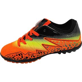 حذاء كرة القدم TiebaoGanar Cleat لكرة القدم للأطفال، حذاء رياضي للأرضيات الصلبة في الهواء الطلق خفيف الوزن (للأطفال الصغار/الأطفال الكبار)