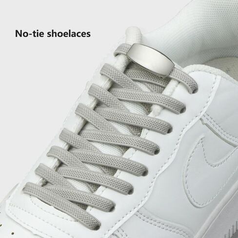 أربطة أحذية مرنة بدون رباط من Crystal Dew للأحذية الرياضية، أربطة أحذية مرنة بدون أربطة للأطفال والكبار، سلاسل أحذية مغناطيسية in Kuwait