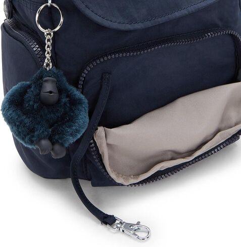 Kipling Women's City Zip Mini Backpack, Black Noir, 10.75''L x 11.5''H x 5.5''D in Kuwait