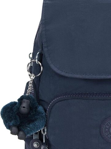 Kipling Women's City Zip Mini Backpack, Black Noir, 10.75''L x 11.5''H x 5.5''D in Kuwait
