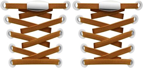 أربطة أحذية مرنة بدون رباط من Crystal Dew للأحذية الرياضية، أربطة أحذية مرنة بدون أربطة للأطفال والكبار، سلاسل أحذية مغناطيسية in Kuwait