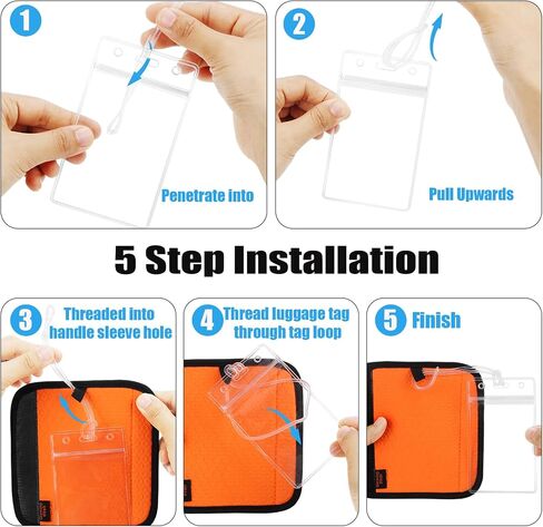 Desing Wish 3 PCS Luggage Handle Wraps for Suitcase Neoprene Luggage Tags Suitcase Identifier Bright Colored Luggage Handle Cover Sleeves Travel Accessories for Airplane - Camouflage Color in Saudi Arabia