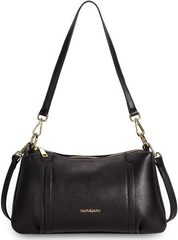 DORIS&JACKY Leather Shoulder Handbags For Women Medium Designer Crossbody Purse And Bags With Two Detachable Straps in Saudi Arabia