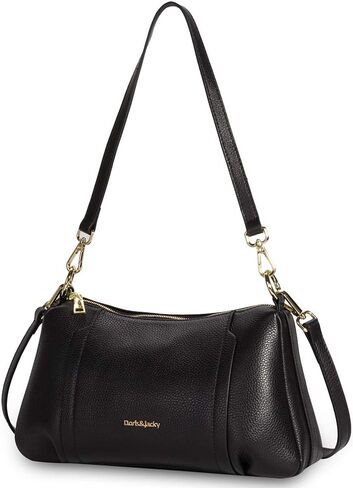 DORIS&JACKY Leather Shoulder Handbags For Women Medium Designer Crossbody Purse And Bags With Two Detachable Straps in Saudi Arabia