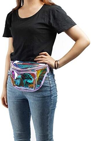 حقيبة فاني للنساء، حقيبة خصر مجسم مع حزام قابل للتعديل من أجل السفر. حفلات الزفاف، المهرجانات، الحفلات الموسيقية، الحفلات in Kuwait