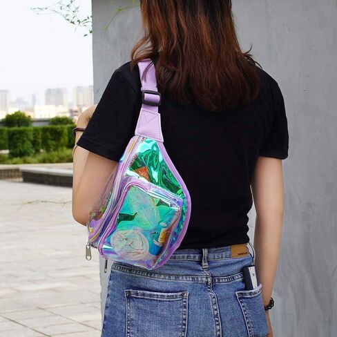 حقيبة فاني للنساء، حقيبة خصر مجسم مع حزام قابل للتعديل من أجل السفر. حفلات الزفاف، المهرجانات، الحفلات الموسيقية، الحفلات in Kuwait