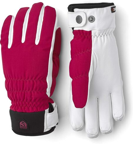 Hestra Women's Luomi CZone Glove I Waterproof, Insulated 5-Finger Glove for Snow & Cold Weather in Saudi Arabia