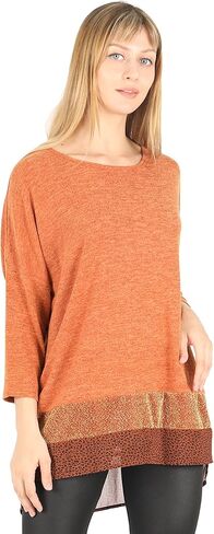 سترة نسائية من BENANCY بأكمام 3/4 ذات طبقات ملونة للسراويل الضيقة in Kuwait