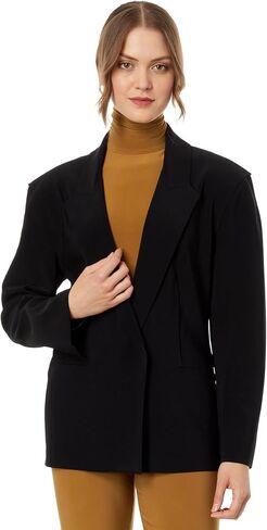 Norma Kamali Women's Easy Fit Single Breasted Jacket in Saudi Arabia