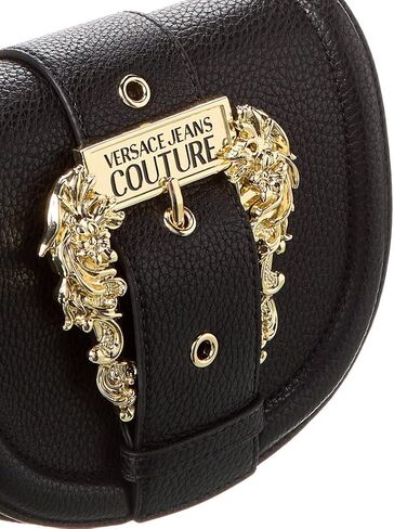 Versace Jeans Couture Buckle Shoulder Bag, Black in Saudi Arabia