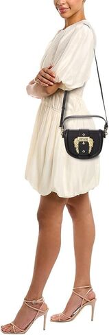 Versace Jeans Couture Buckle Shoulder Bag, Black in Saudi Arabia