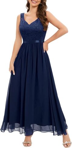 فساتين طويلة لوصيفات العروس من Gardenwed لحفلات الزفاف والشيفون والدانتيل وحفلات التخرج وحفلات السهرة الرسمية in Kuwait