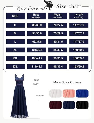 فساتين طويلة لوصيفات العروس من Gardenwed لحفلات الزفاف والشيفون والدانتيل وحفلات التخرج وحفلات السهرة الرسمية in Kuwait