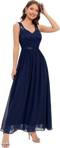 فساتين طويلة لوصيفات العروس من Gardenwed لحفلات الزفاف والشيفون والدانتيل وحفلات التخرج وحفلات السهرة الرسمية in Kuwait