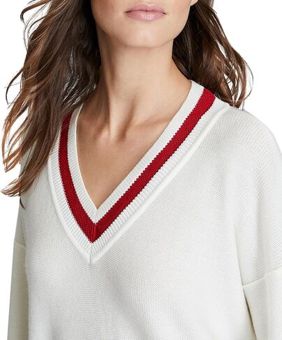 Club Monaco Women's Oversized V Neck Sweater in Kuwait