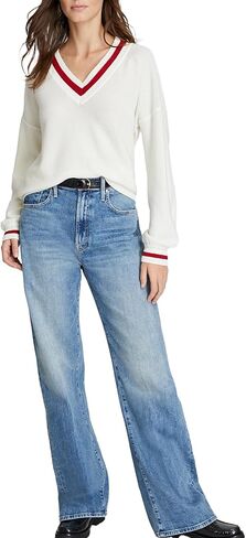 Club Monaco Women's Oversized V Neck Sweater in Kuwait