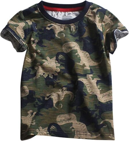 Enfants Chéris Boy Camouflage T-Shirt Camo Short Sleeve Tee Shirts for Boys 2-7 Years in Saudi Arabia