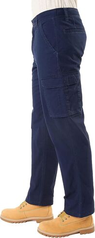 Smith's Workwear mens Big Men's Stretch Fleece-lined Canvas Cargo Pant Pants (pack of 1) in Saudi Arabia