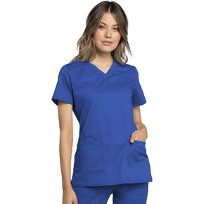 Cherokee Women Scrubs Top Workwear Revolution Tech V-Neck WW770AB