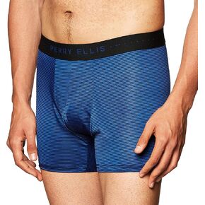 Perry Ellis Men's Stripe Designed Boxer Brief Relaxed Fit