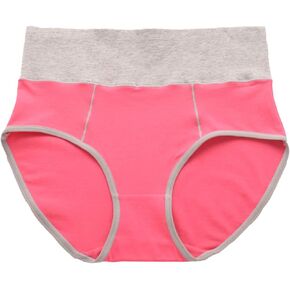 ANUN Women's Cotton Stretch Underwear High Waisted Briefs Breathable Panties