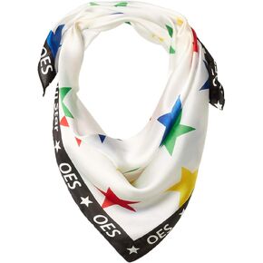Small White OES Eastern Star Neck Scarf in Saudi Arabia