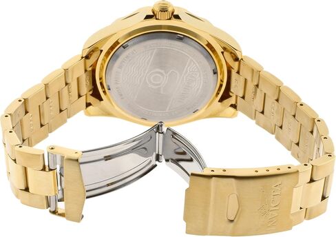 Invicta Men's 14357 Pro Diver Blue Carbon Fiber Dial 18k Gold Ion-Plated Stainless Steel Watch in Saudi Arabia