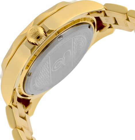 Invicta Men's 14357 Pro Diver Blue Carbon Fiber Dial 18k Gold Ion-Plated Stainless Steel Watch in Saudi Arabia