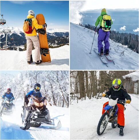 هاساجي قناع تزلج احترافي بالاكلافا بغطاء راس جيد التهوية للرجال والنساء، اسود، مقاس واحد, أسود, One Size in Kuwait