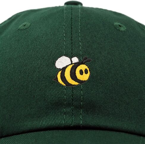 DALIX Bumble Bee Baseball Cap Dad Hat Embroidered Womens Girls in Kuwait
