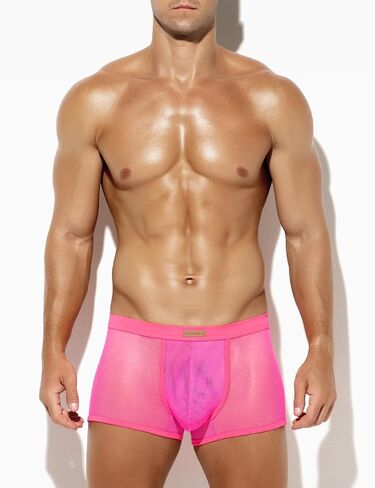 Arjen Kroos Men Sexy Mesh Boxer Briefs Low Rise Stretch Breathable Underwear Boxer in Kuwait