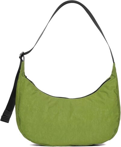 Medium Nylon Crossbody Crescent Bag: Slouchy Style Shoulder Casual with Adjustable Strap in Kuwait