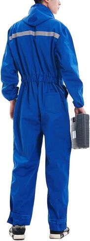 Men's & Women's Dustproof Workwear Long Sleeve Coverall Suit With Hood in Saudi Arabia