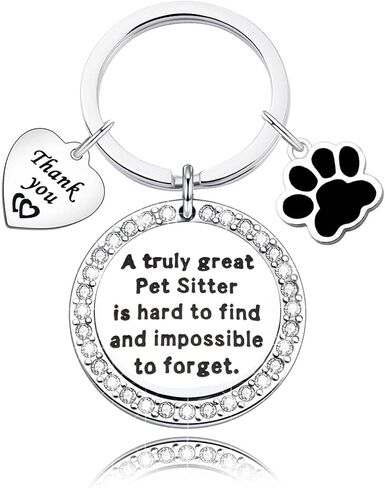 الحيوانات الأليفة جليسة المفاتيح الكلب ووكر هدية الحيوانات الأليفة جليسة شكرا لك هدية الحيوانات الأليفة عاشق مجوهرات الكلب عاشق هدية الحيوانات الأليفة جليسة ترك هدية in Kuwait