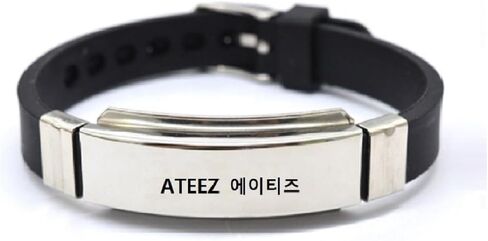 مجموعة هدايا مجوهرات ATEEZ 3 قطع من YiYiXiXi، حلقة معصم على شكل قلادة ATEEZ Merch للمعجبين in Kuwait