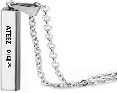 مجموعة هدايا مجوهرات ATEEZ 3 قطع من YiYiXiXi، حلقة معصم على شكل قلادة ATEEZ Merch للمعجبين in Kuwait