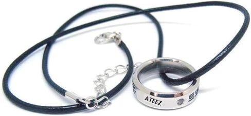 مجموعة هدايا مجوهرات ATEEZ 3 قطع من YiYiXiXi، حلقة معصم على شكل قلادة ATEEZ Merch للمعجبين in Kuwait