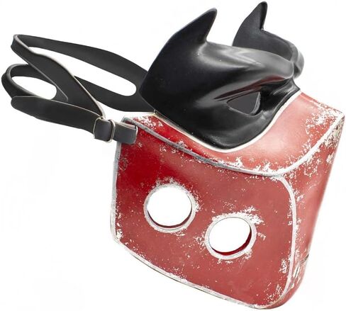 CrazyCatCos Red Hood Mask Resin Helmet Teens Adult Cosplay Halloween Costume Party Accessory in Kuwait