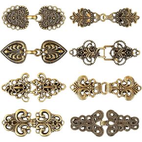 8 قطع خمر سترة كليب سترة كليب شال كليب الرجعية عباءة سترة كليب العتيقة دوامة طوق كليب المشابك سبيكة سلتيك بروش كليب للنساء in Kuwait