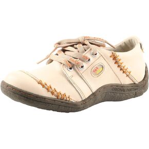 TMA EYES Women Leather Handstitched Walking Shoes Casual Sneakers for Travel Work