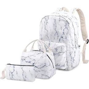 School Backpack for Teen Girls, Bookbag with Lunch Box and Pencil Case in Kuwait