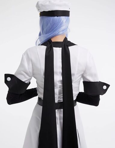 miccostumes Womens Anime Uniform Dress Cosplay Costume with Neck Accessory Belt Hat Stockings in Saudi Arabia