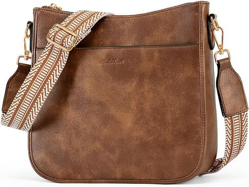 Cnoles Crossbody Bag Women Shoulder Handbags Fashion Vegan Leather Hobo Handbag Purses For Women with Guitar Strap in Saudi Arabia