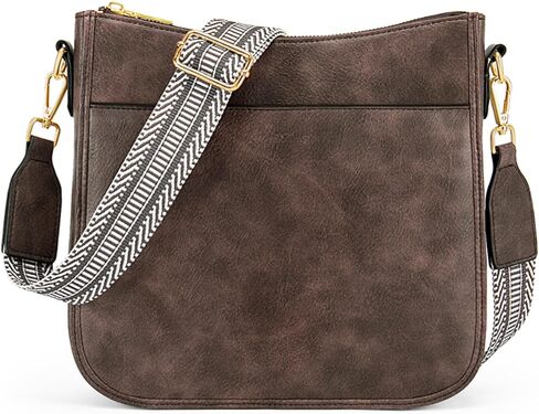 Cnoles Crossbody Bag Women Shoulder Handbags Fashion Vegan Leather Hobo Handbag Purses For Women with Guitar Strap in Saudi Arabia