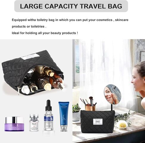 حقيبة سفر من Leathario للنساء والرجال، حقيبة رياضية من القماش الخشن، حقيبة كبيرة لصالة الألعاب الرياضية مع حجرة للأحذية وجيب مبلل، مجموعة من قطعتين in Kuwait